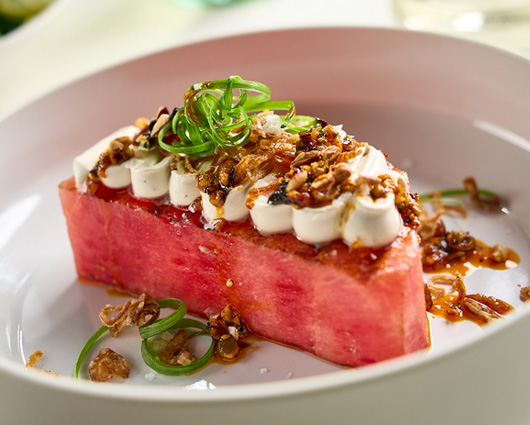 Pecan Sweet Heat Grilled Watermelon