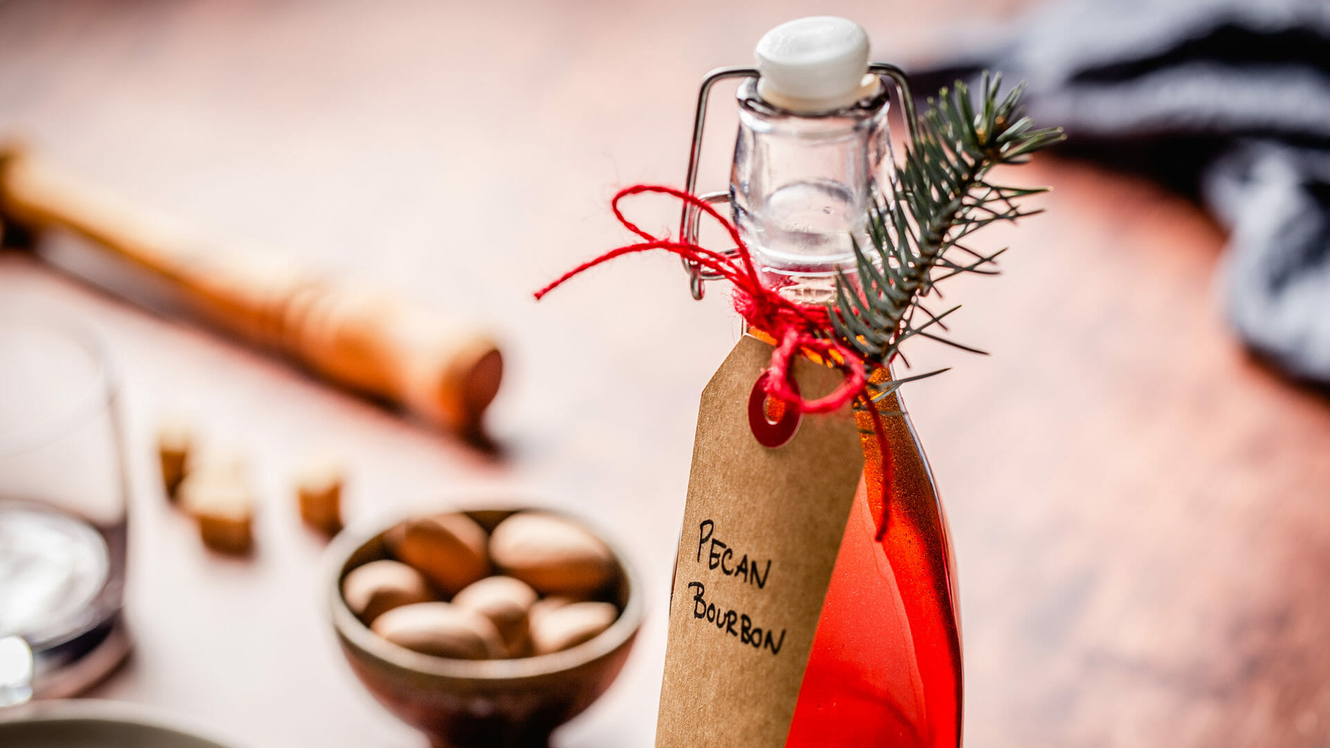 Pecan-Infused Bourbon