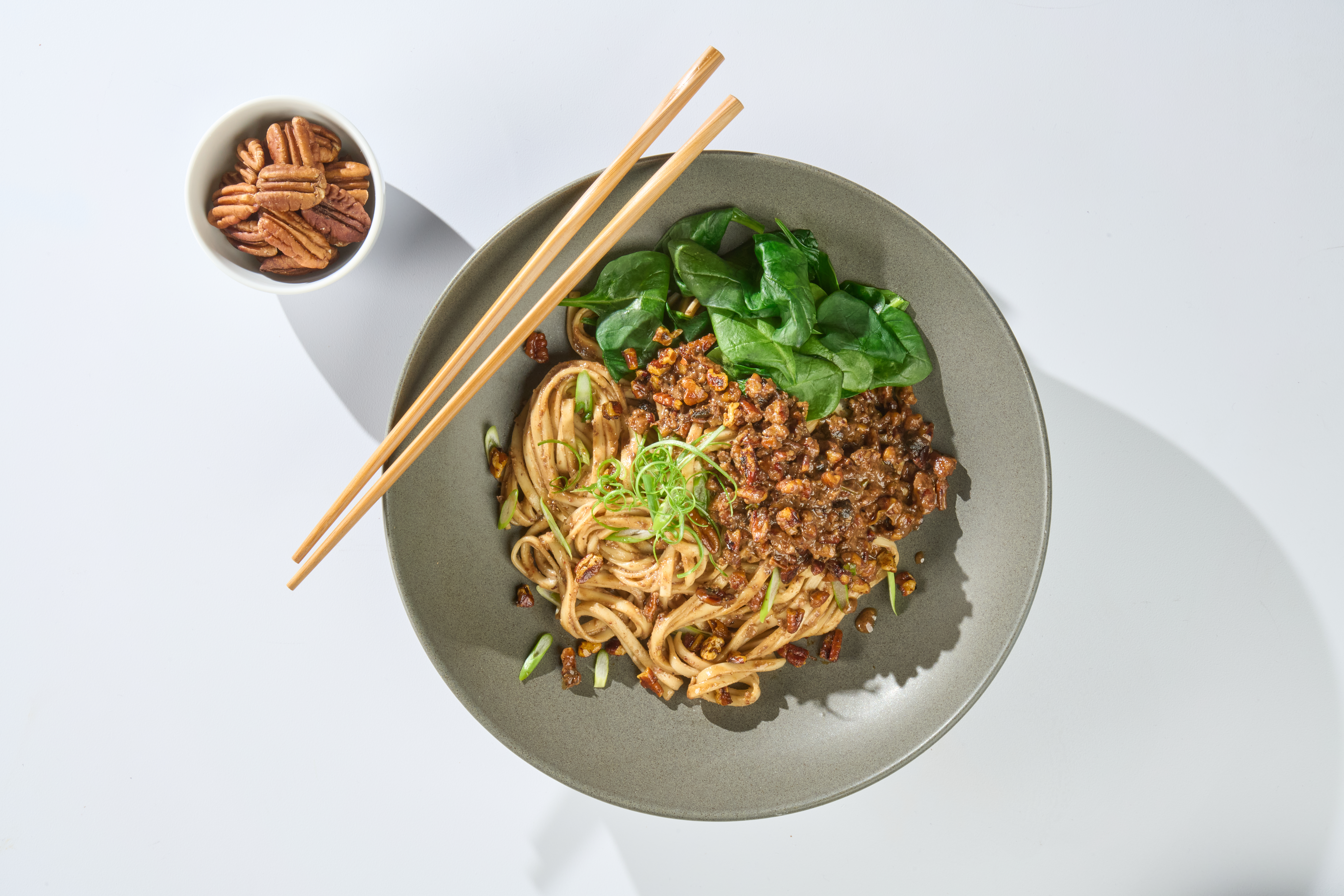 Chili-Pecan Crunch Noodles