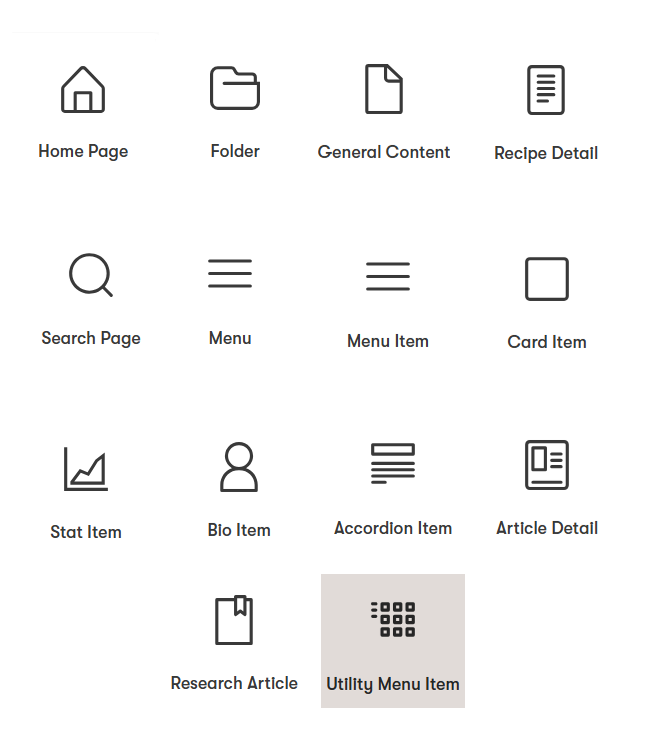 Page Types