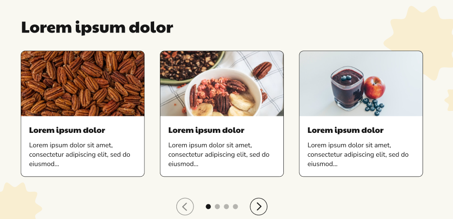 Card Carousel Widget