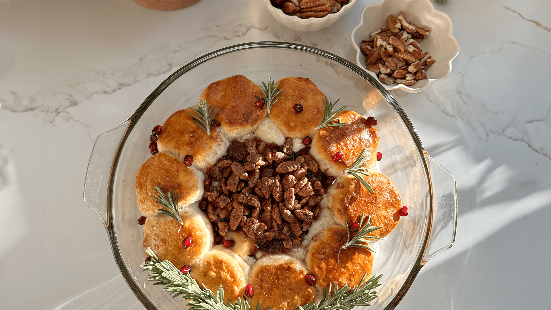 Pecan & Brie Bread Wreath