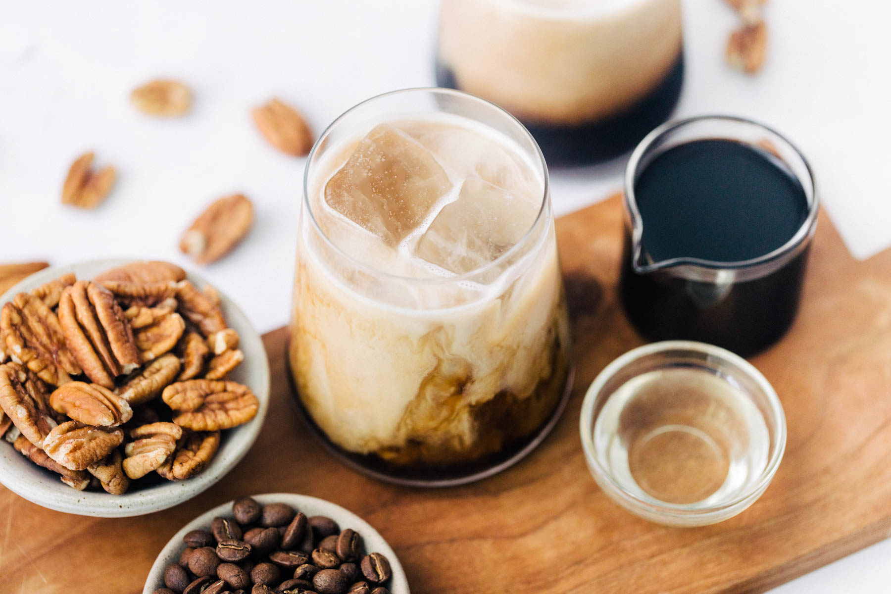 Pecan Milk & Vanilla Syrup Shaken Espresso