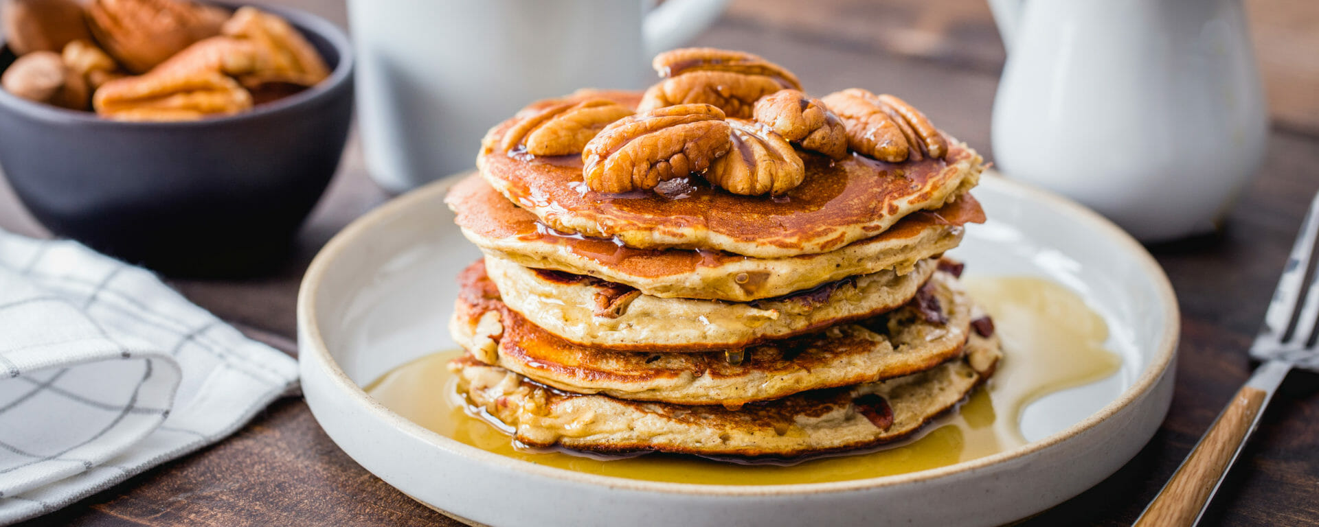 Pecan Protein Pancakes