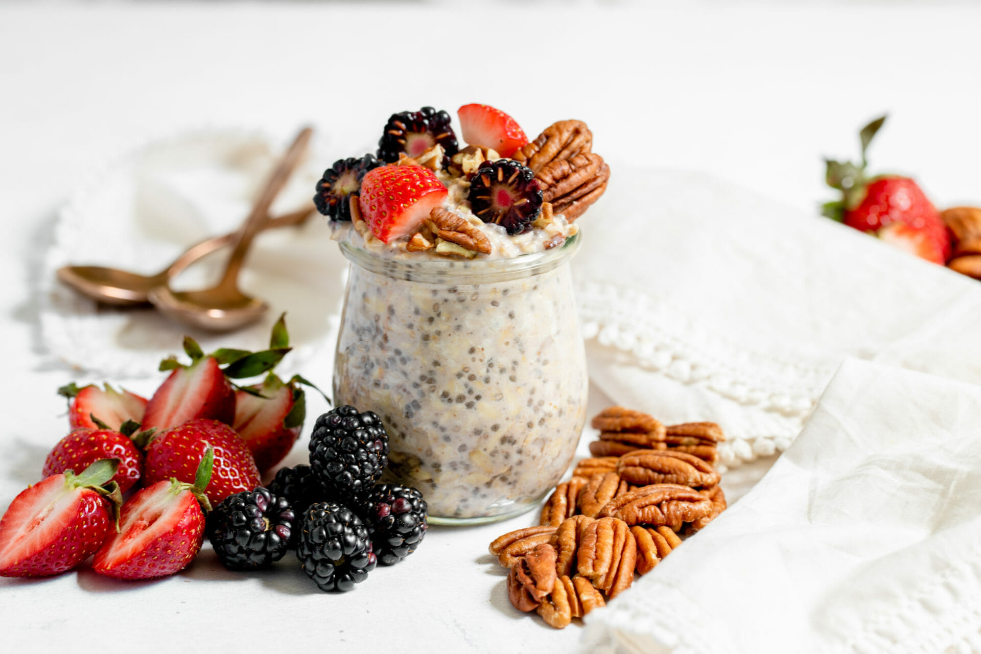 Maple Pecan Overnight Oats