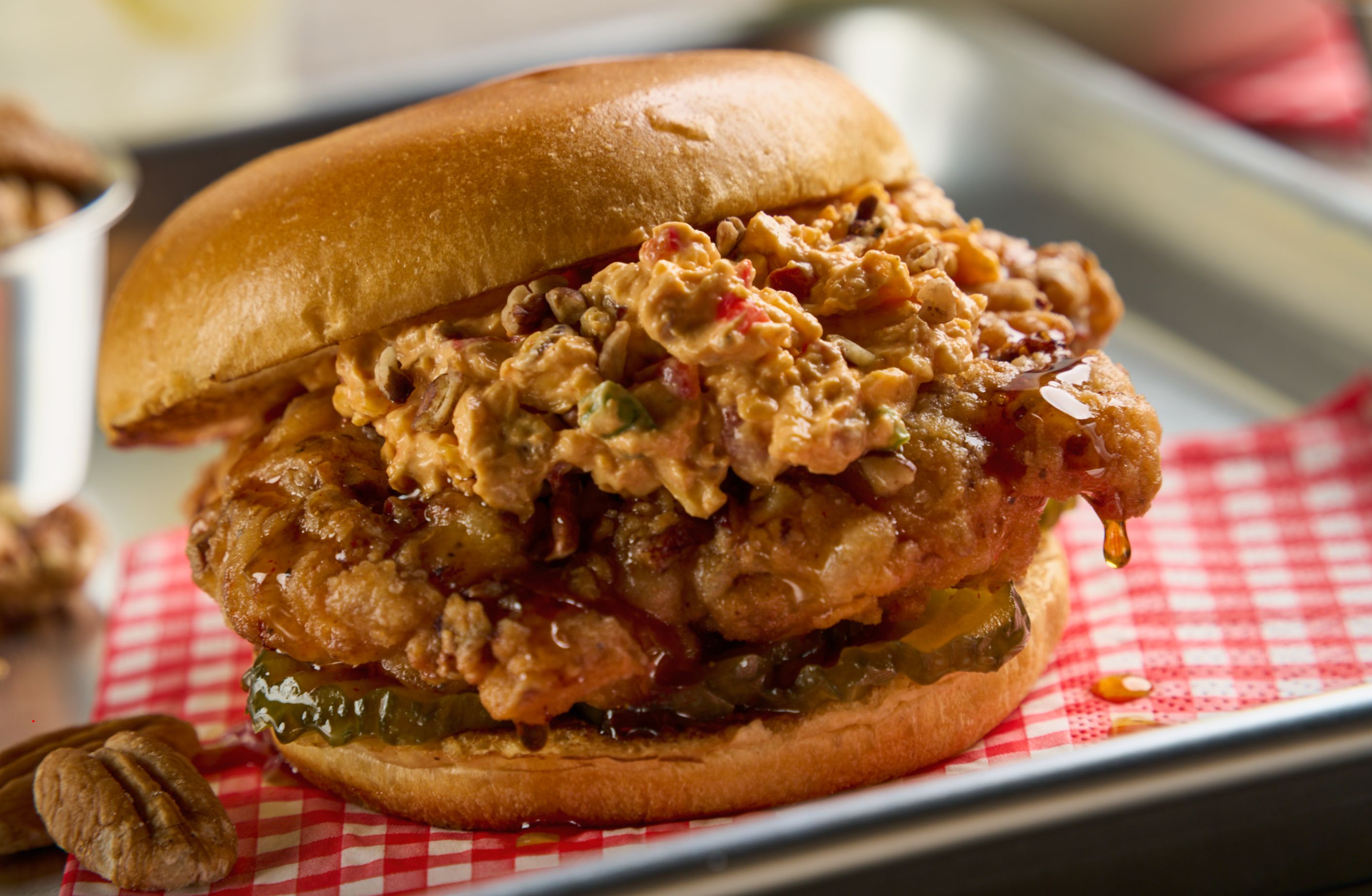 Pecan Pimento Chicken Sandwich
