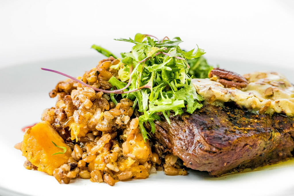 Pecan Spelt Risotto