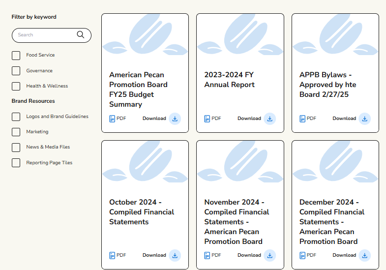 Resource Grid Widget