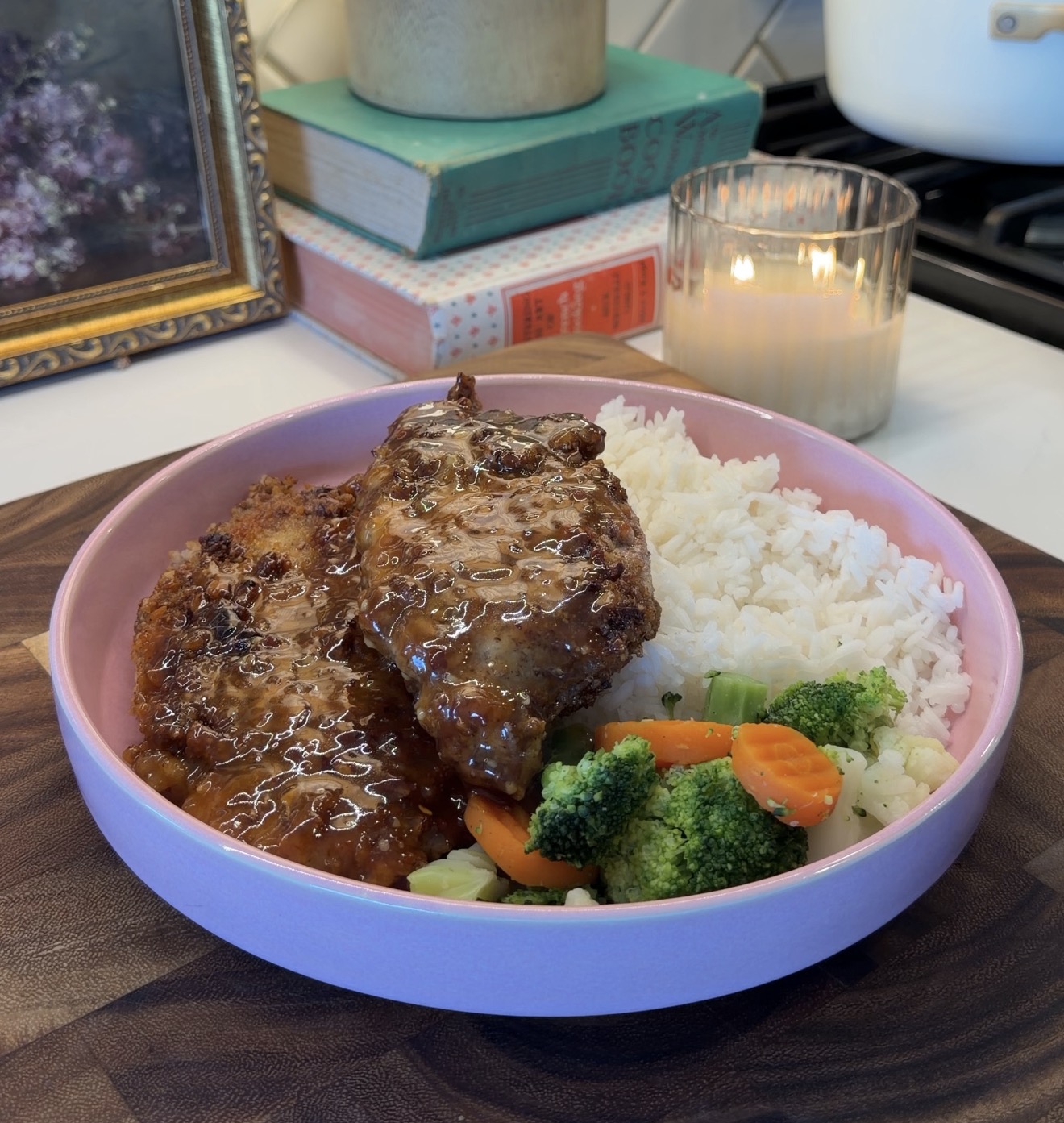 Pecan Crusted Orange Chicken