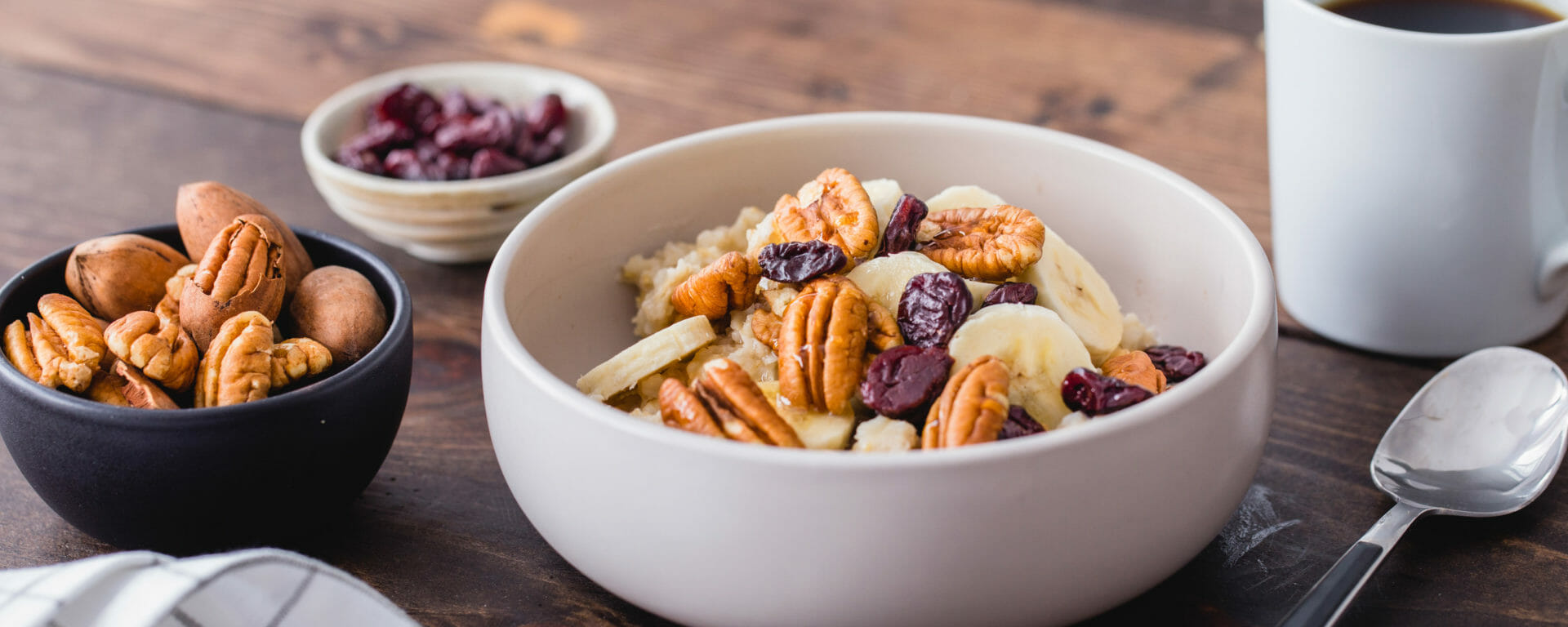Banana Pecan Cherry Oatmeal