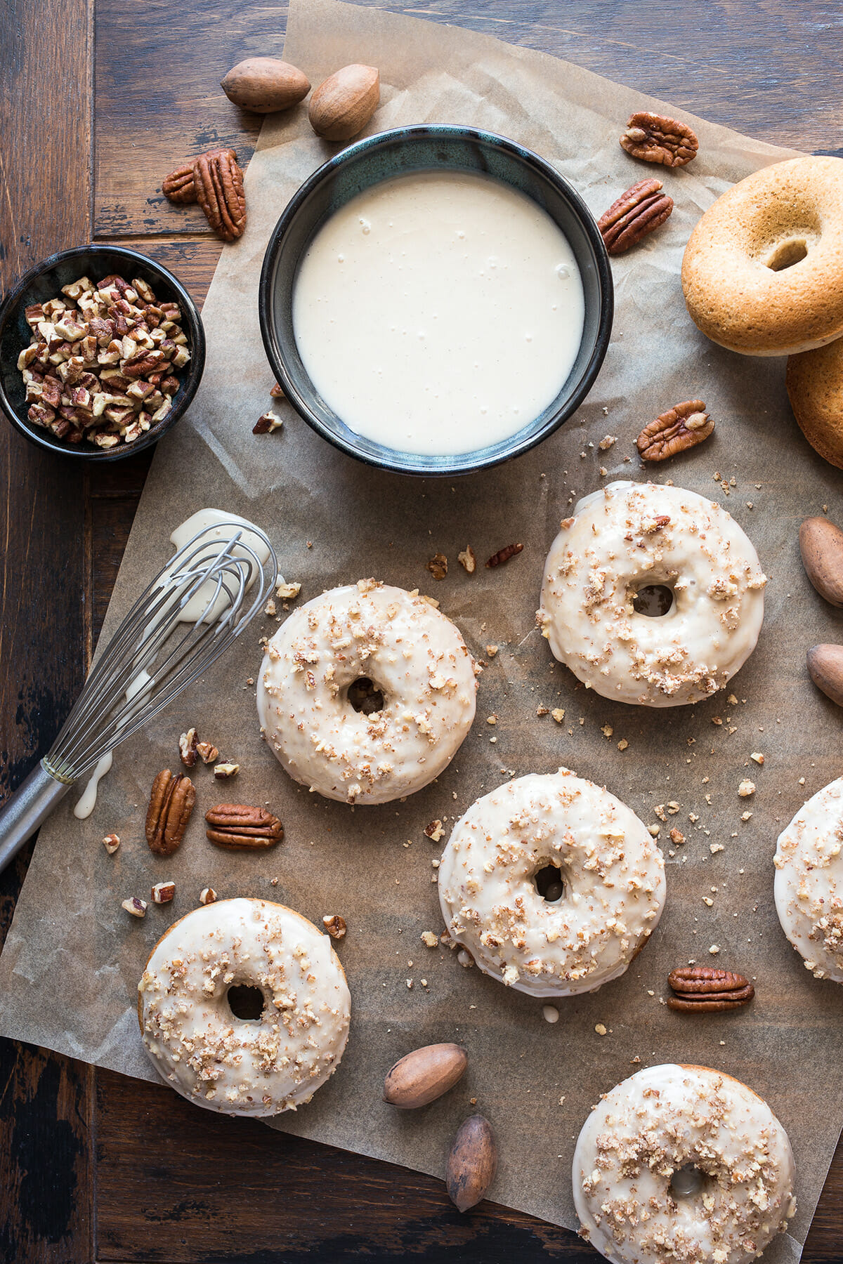 Gluten-Free Maple Pecan Donuts | American Pecan Promotion Board