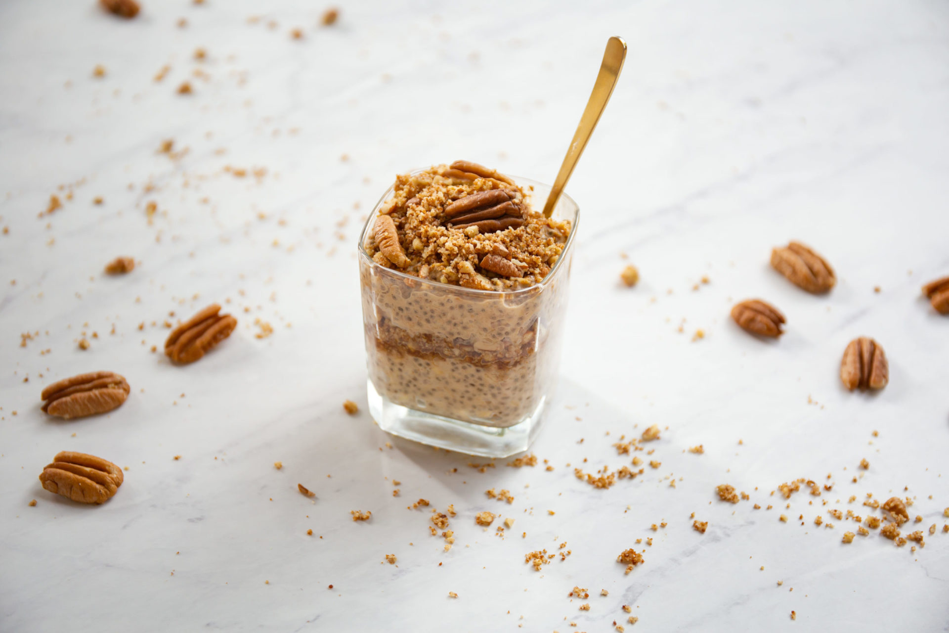 Pecan Coffee Cake Overnight Oats | American Pecan Promotion Board