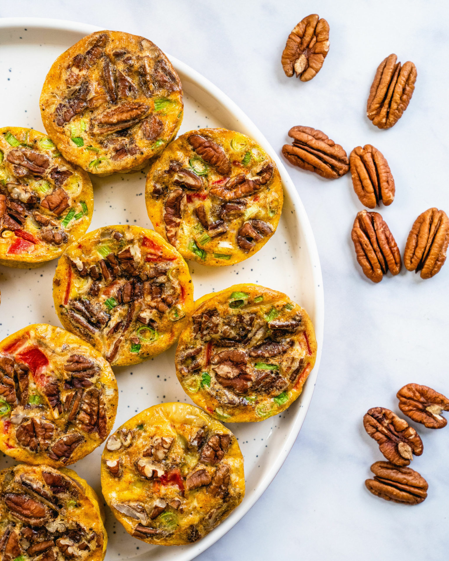 Pecan and Veggie Mini Frittatas | American Pecan Promotion Board