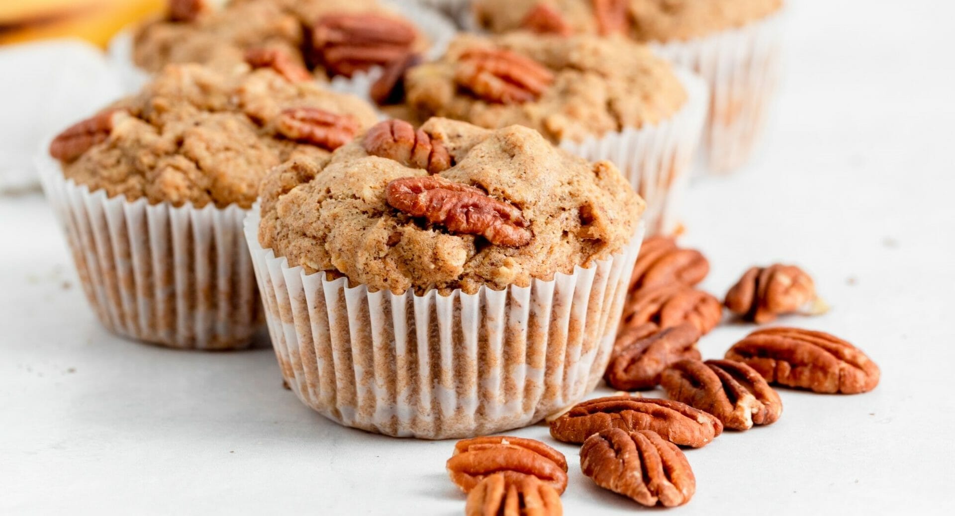 Whole Wheat Pecan Banana Muffins | American Pecan Promotion Board
