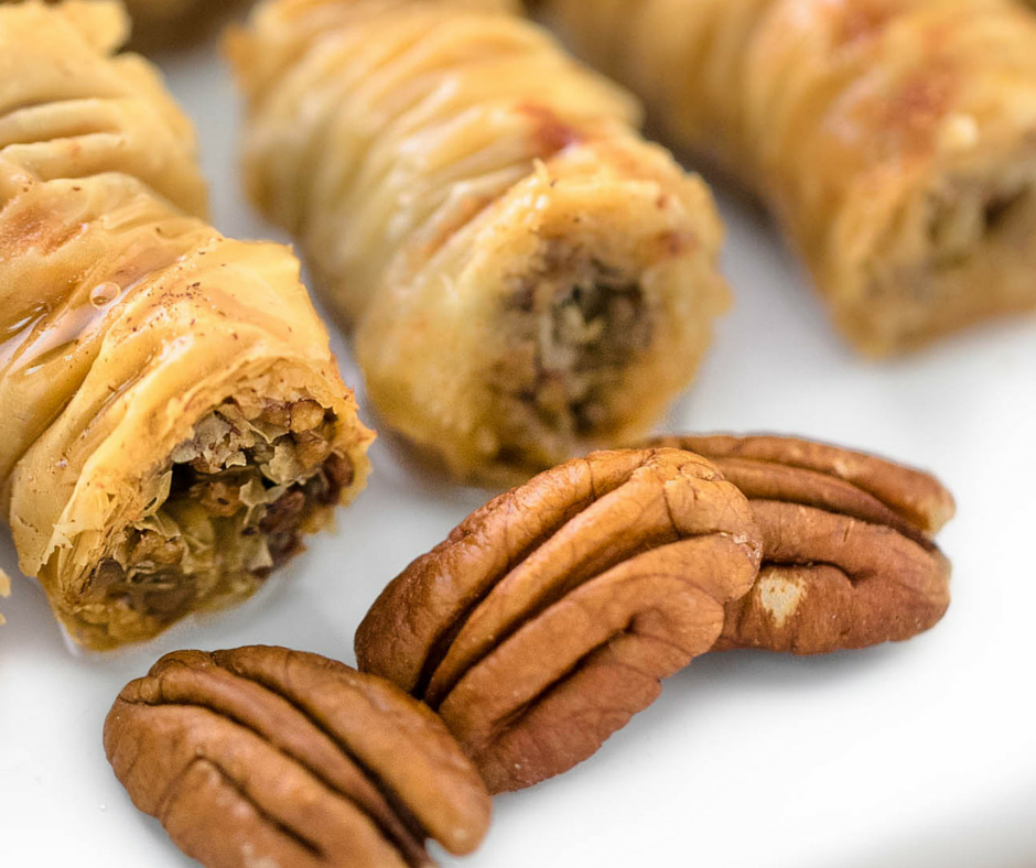 Pecan Phyllo Rolls | American Pecan Promotion Board