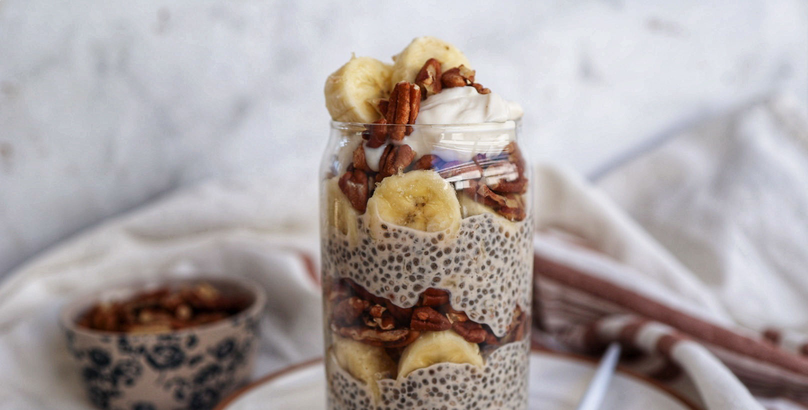 Banana Pecan Chia Parfait | American Pecan Promotion Board