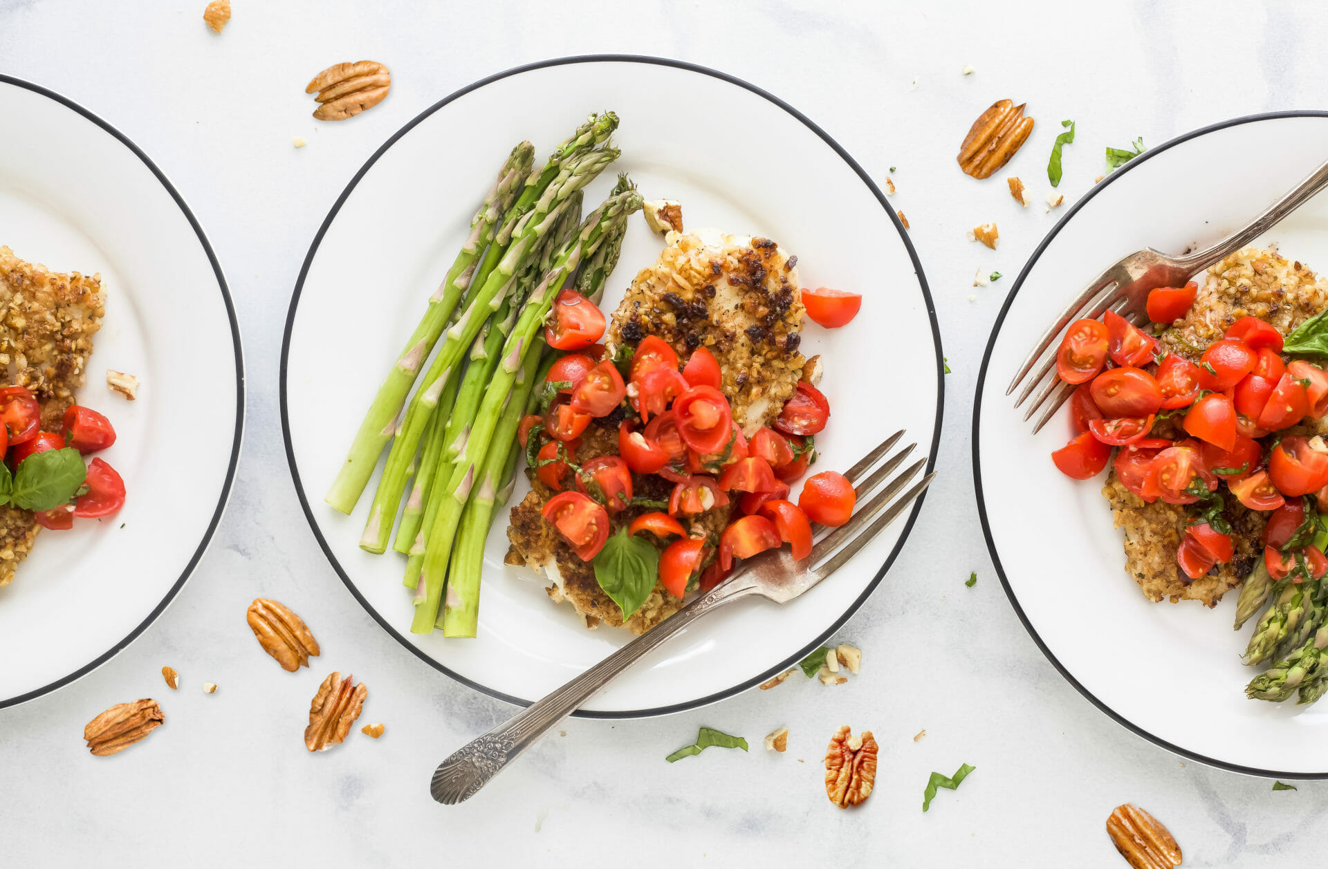 Pecan Crusted Tilapia with Italian Salsa | American Pecan Promotion Board